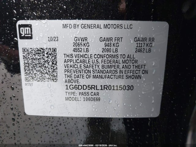 1G6DD5RL1R0115030 Cadillac Ct4-v V-series