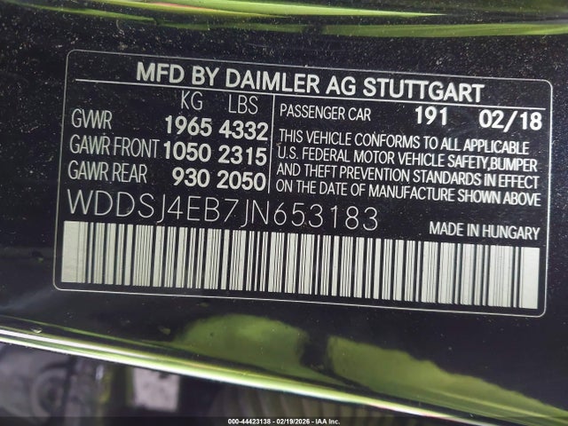 Mercedes-Benz CLA 250 2018 WDDSJ4EB7JN653183 Image 9