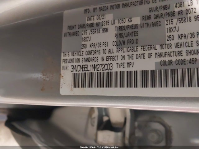 3MVDMBBL1MM272003 Mazda Cx-30 Select