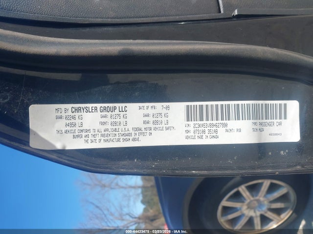 Aukcja sprzedaży 2009 Chrysler 300 Touring/signature Series/executive Series, vin: 2C3KA53V89H627990, numer aukcji: 44423475