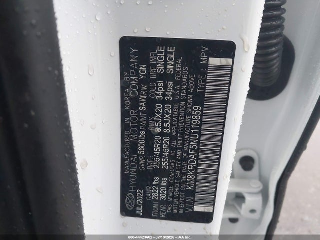 Hyundai Ioniq 5 Limited 2022 KM8KRDAF5NU119859 Image 9