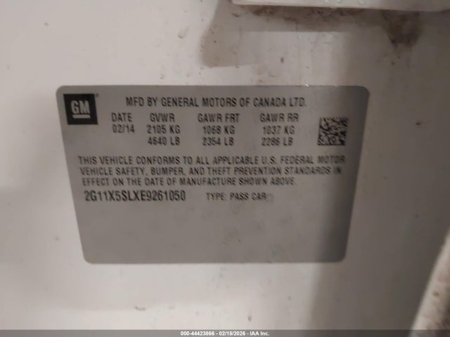 2014 CHEVROLET IMPALA 2G11X5SLXE9261050 Photo 8