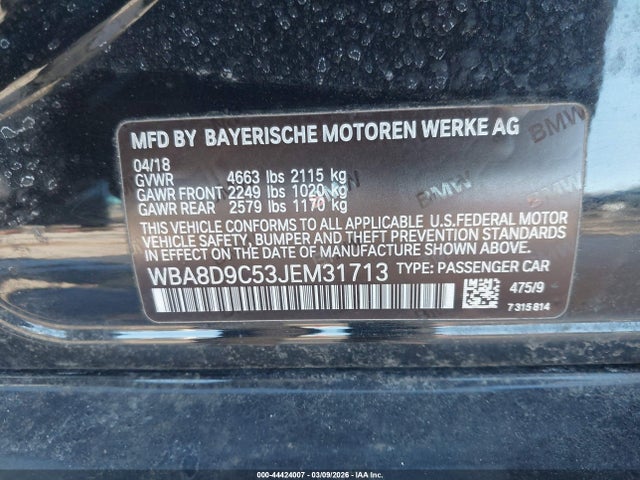 2018 BMW 330I WBA8D9C53JEM31713 Photo 8