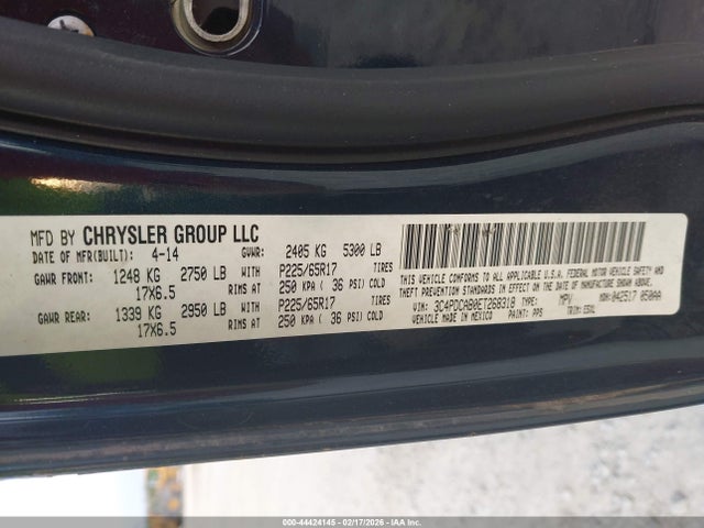 Dodge Journey American Value Pkg 2014 3C4PDCAB0ET268318 Image 9