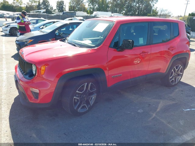 44424146 :رقم المزاد ، ZACNJCAB7MPM42744 vin ، 2021 Jeep Renegade Jeepster Fwd مزاد بيع