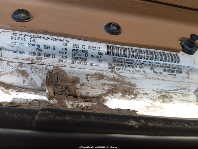 2001 JEEP WRANGLER 1J4FA29P21P374177 Photo 8