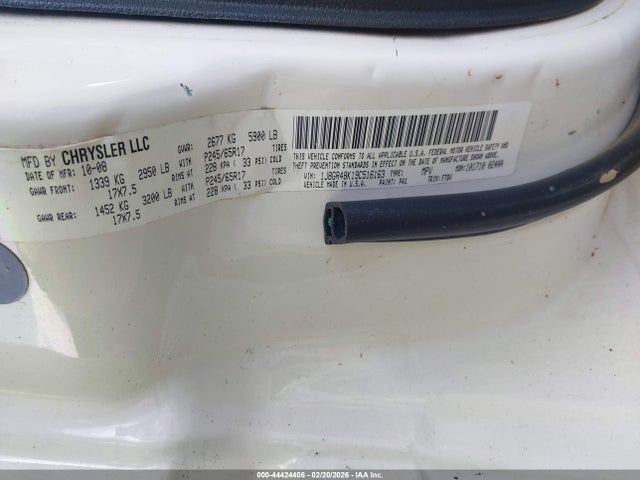 2009 JEEP GRAND CHEROKEE 1J8GR48K19C516163 Photo 8