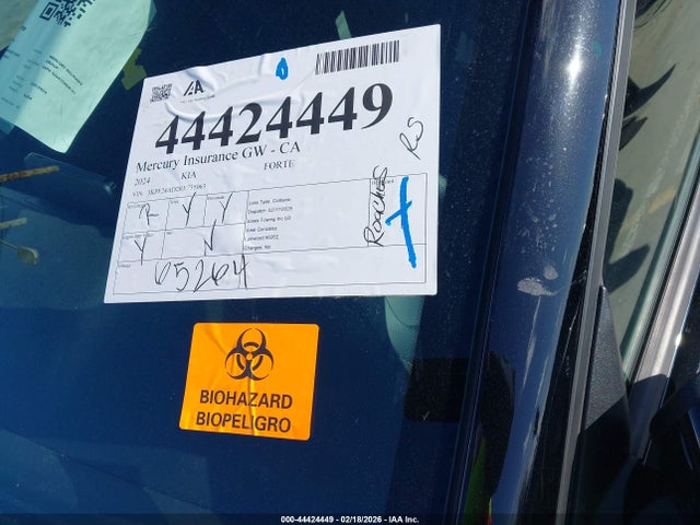 KIA Forte Lxs 2024 3KPF24AD2RE735063 Image 12