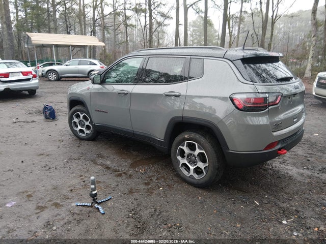 Auction sale of the 2022 Jeep Compass Trailhawk 4x4, vin: 3C4NJDDB2NT157562, lot number: 44424685