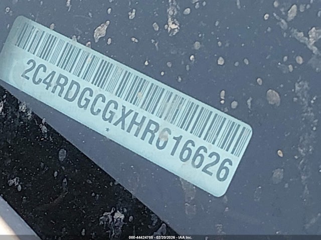 Продажа на аукционе авто 2017 Dodge Grand Caravan Sxt, vin: 2C4RDGCGXHR616626, номер лота: 44424705