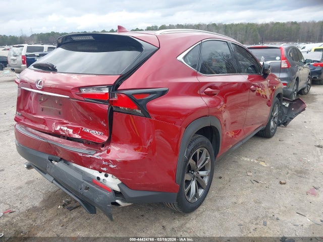 2016 Lexus Nx 200t F Sport მანქანა იყიდება აუქციონზე, vin: JTJYARBZ9G2034515, აუქციონის ნომერი: 44424768