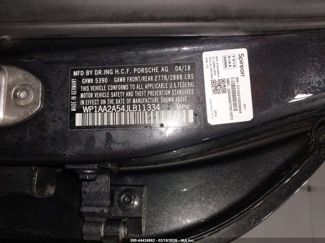 2018 PORSCHE MACAN WP1AA2A54JLB11334 Photo 8