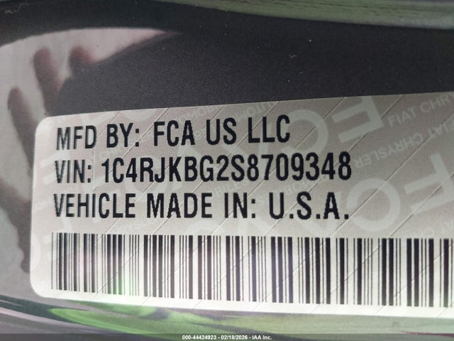 2025 JEEP GRAND CHEROKEE L 1C4RJKBG2S8709348 Photo 8