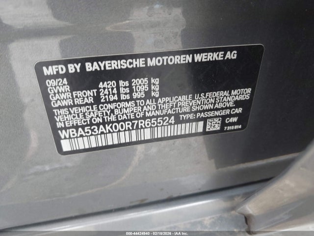 Продаж на аукціоні авто 2024 Bmw 228i Gran Coupe Sdrive, vin: WBA53AK00R7R65524, номер лоту: 44424940