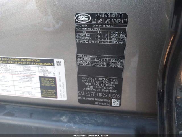 SALE27EU1R2309605 Land Rover Defender 110 P400 X-dynamic Se