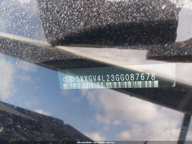 5XXGV4L23GG087678 KIA Optima Sxl Turbo