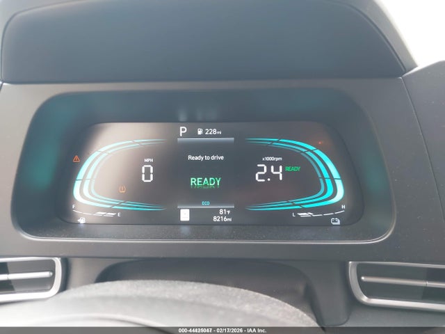 KMHLM4DJ8SU174434 Hyundai Elantra Hybrid Blue