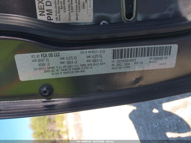 2016 CHRYSLER 300C 2C3CCAKG0GH182619 Photo 8