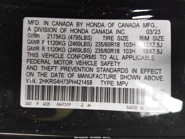 2023 HONDA CR-V 2HKRS4H73PH421458 Photo 8