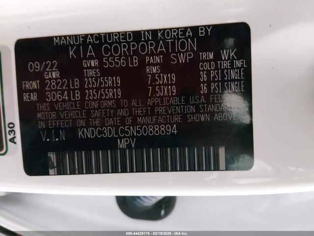 2022 KIA EV6 KNDC3DLC5N5088894 Photo 8