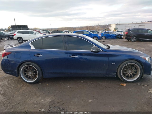 44425389 :رقم المزاد ، JN1EV7AR2JM439498 vin ، 2018 Infiniti Q50 3.0t Sport مزاد بيع