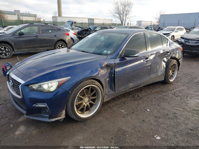 44425389 :رقم المزاد ، JN1EV7AR2JM439498 vin ، 2018 Infiniti Q50 3.0t Sport مزاد بيع