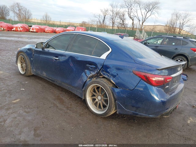 44425389 :رقم المزاد ، JN1EV7AR2JM439498 vin ، 2018 Infiniti Q50 3.0t Sport مزاد بيع
