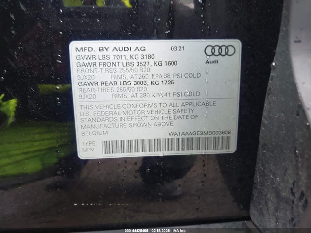 2021 AUDI E-TRON WA1AAAGE9MB033608 Photo 8