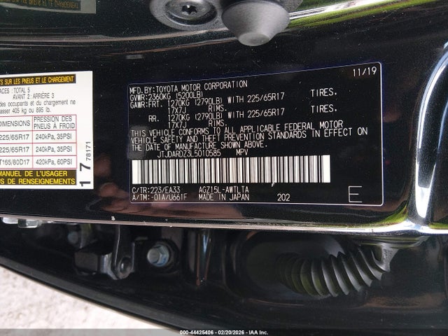 JTJDARDZ3L5010585 Lexus NX 300