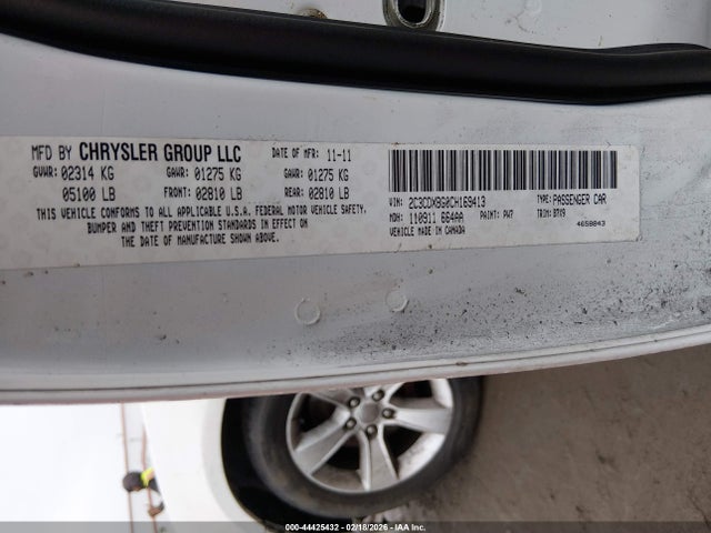 Продаж на аукціоні авто 2012 Dodge Charger Se, vin: 2C3CDXBG0CH169413, номер лоту: 44425432