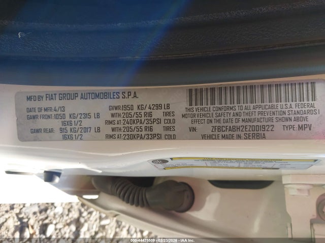 2014 FIAT 500L ZFBCFABH2EZ001922 Photo 8