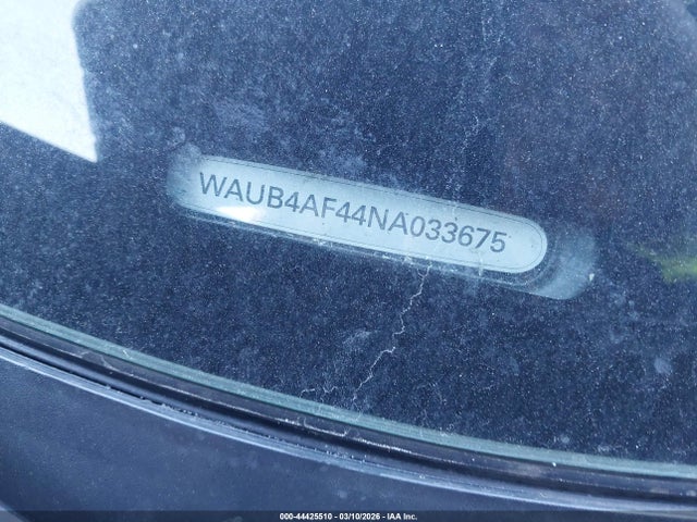44425510 :رقم المزاد ، WAUB4AF44NA033675 vin ، 2022 Audi S4 Premium Plus Tfsi Quattro Tiptronic مزاد بيع
