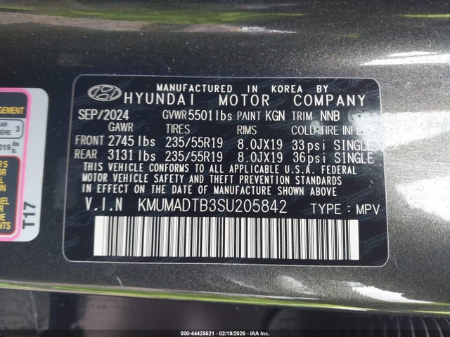 Продаж на аукціоні авто 2025 Genesis Gv70 2.5t Awd, vin: KMUMADTB3SU205842, номер лоту: 44425621