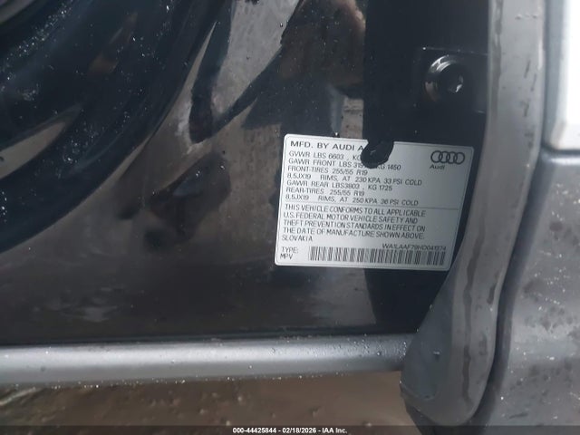 WA1LAAF79HD041374 Audi Q7 3.0t Premium