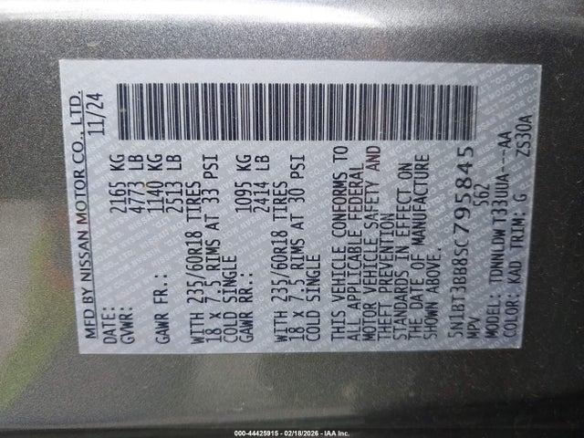 2025 NISSAN ROGUE 5N1BT3BB8SC795845 Photo 8