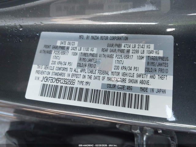 2024 MAZDA CX-5 JM3KFBCM6R0392889 Photo 8