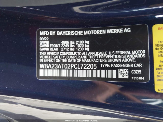 2023 BMW 430I WBA23AT02PCL72205 Photo 8