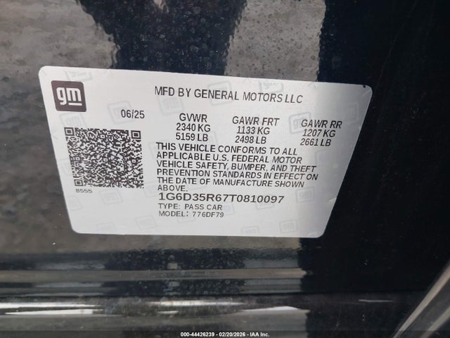 2026 CADILLAC CT5-V 1G6D35R67T0810097 Photo 8