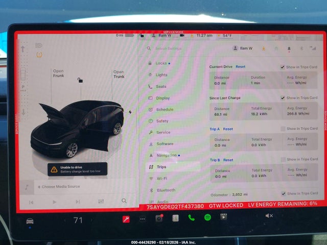 7SAYGDED2TF437380 Tesla Model Y Premium Rear-wheel Drive/standard Rear-wheel Drive