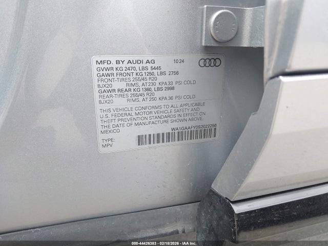 2025 AUDI Q5 WA1GAAFY0S2022256 Photo 8