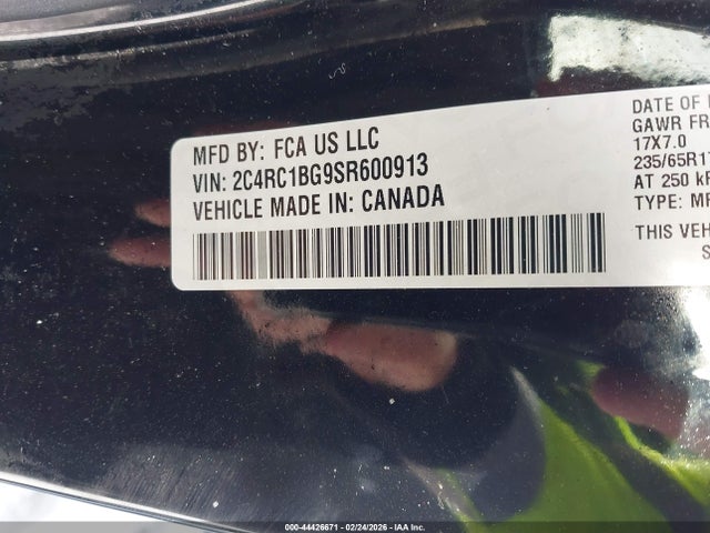 2025 CHRYSLER PACIFICA 2C4RC1BG9SR600913 Photo 8