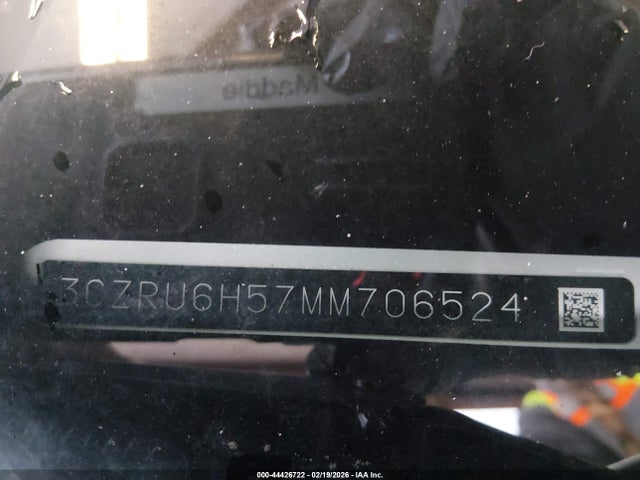 3CZRU6H57MM706524 Honda Hr-v Awd Ex