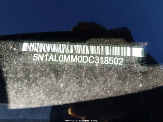 Продажа на аукционе авто 2013 Infiniti Jx35, vin: 5N1AL0MM0DC318502, номер лота: 44426727