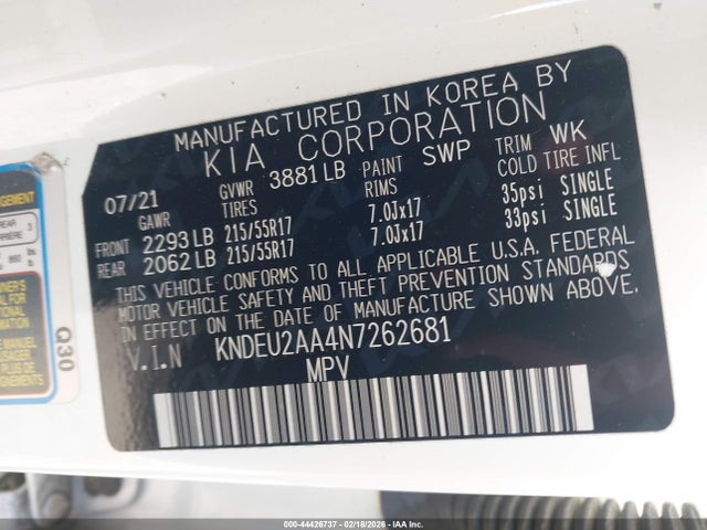 KIA SELTOS S 2022 KNDEU2AA4N7262681 Image 9