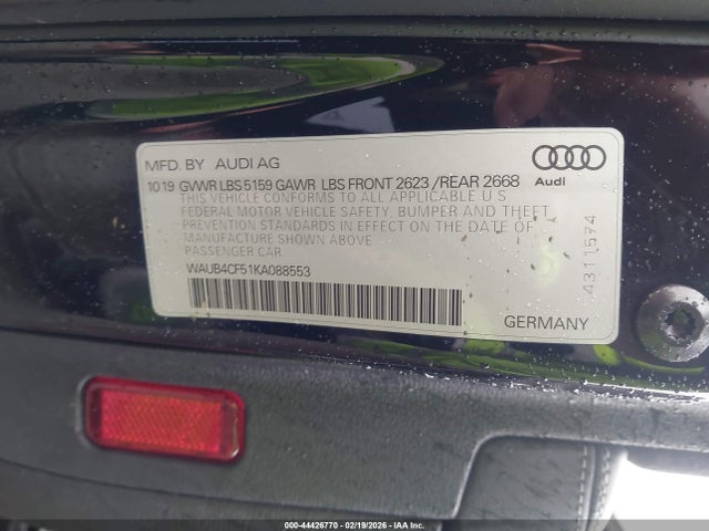 2019 AUDI S5 WAUB4CF51KA088553 Photo 8
