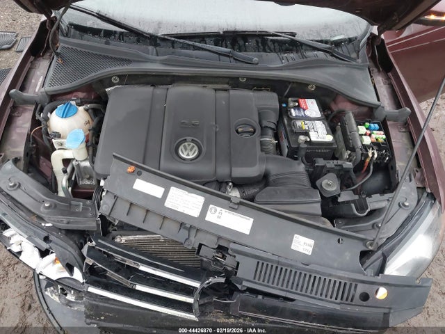 2012 Volkswagen Passat 2.5l Se მანქანა იყიდება აუქციონზე, vin: 1VWBP7A3XCC055352, აუქციონის ნომერი: 44426870