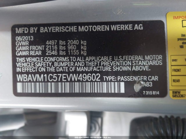 BMW X1 Sdrive28i 2014 WBAVM1C57EVW49602 Image 9