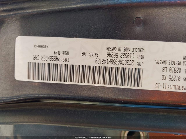 Продажа на аукционе авто 2016 Chrysler 300 Anniversary Edition, vin: 2C3CCAAG5GH142120, номер лота: 44427021