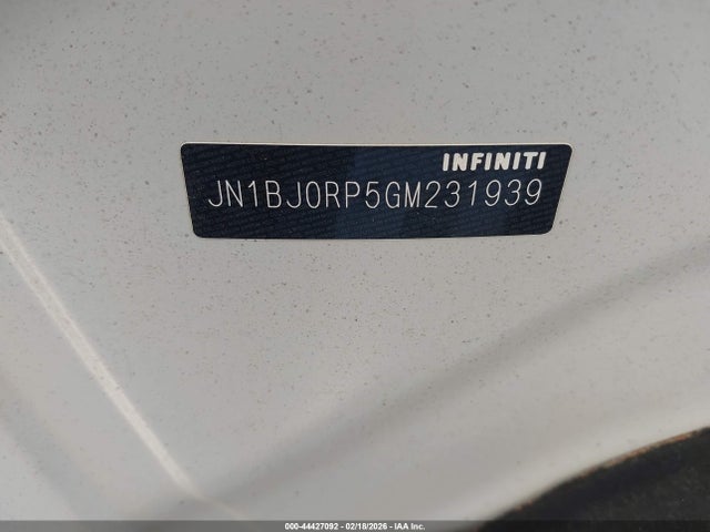 Продаж на аукціоні авто 2016 Infiniti Qx50, vin: JN1BJ0RP5GM231939, номер лоту: 44427092
