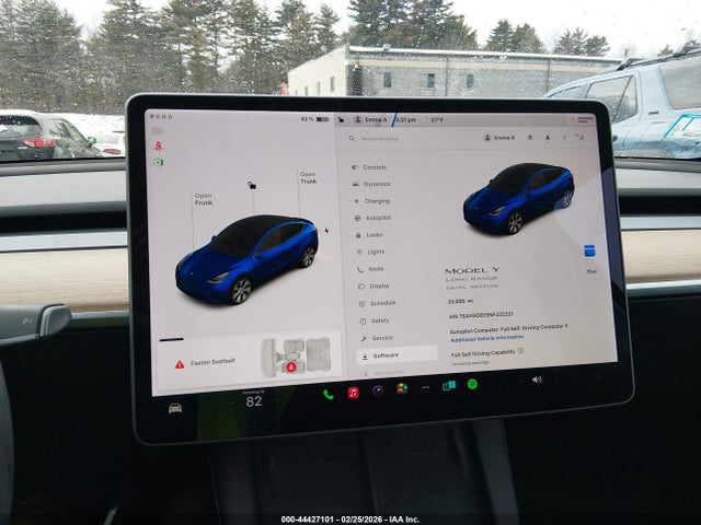 7SAYGDEE0NF332221 Tesla Model Y Long Range Dual Motor All-wheel Drive